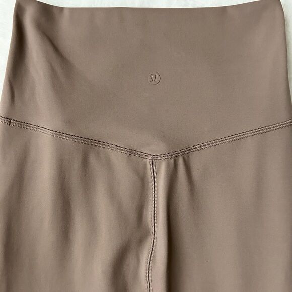 NEW Lululemon Nulu Slim Fit High Rise Skirt Taupetastic Size 4 - Picture 4 of 7